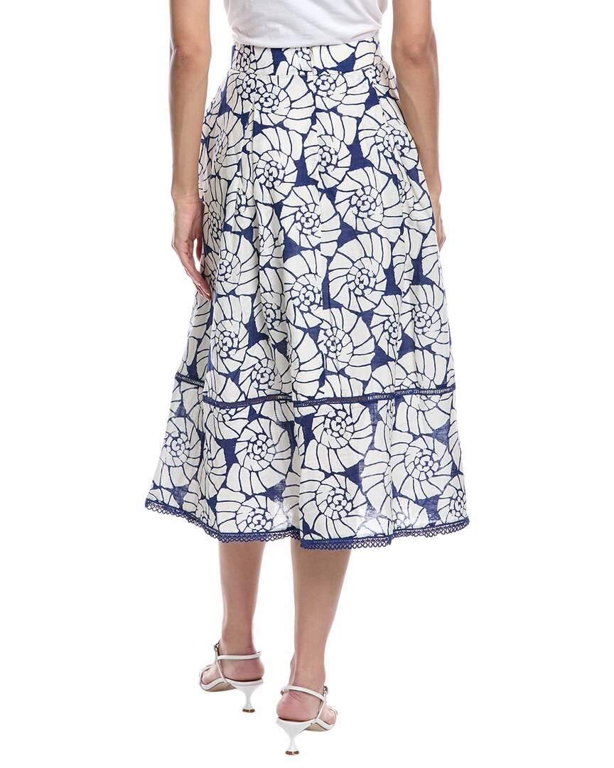 Tyler Böe Elise Linen-Blend Midi Skirt