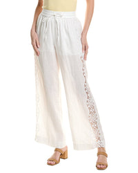 Tyler Böe Elene Crochet Panel Linen Pant