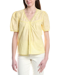 Anna Kay Clem Embroidery Top