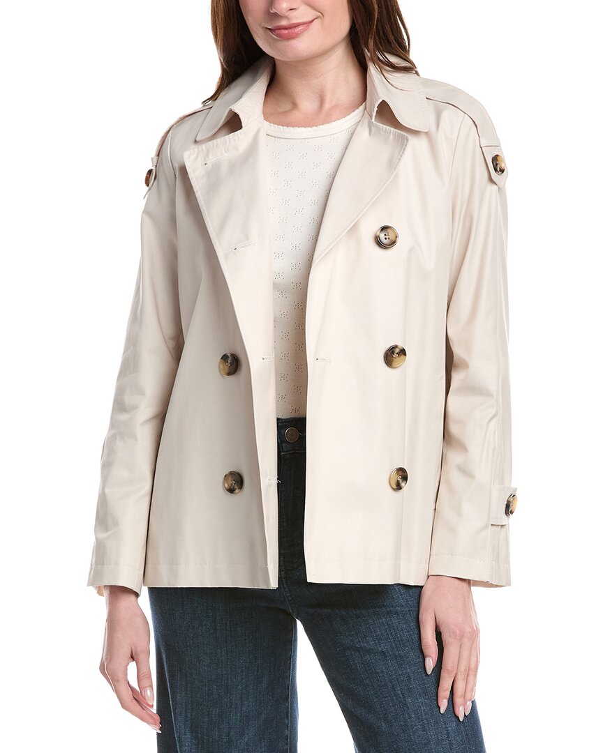 Sam Edelman Cropped Double-Breasted Swing Jacket