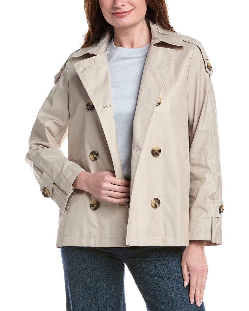 Sam Edelman Cropped Double-Breasted Swing Jacket