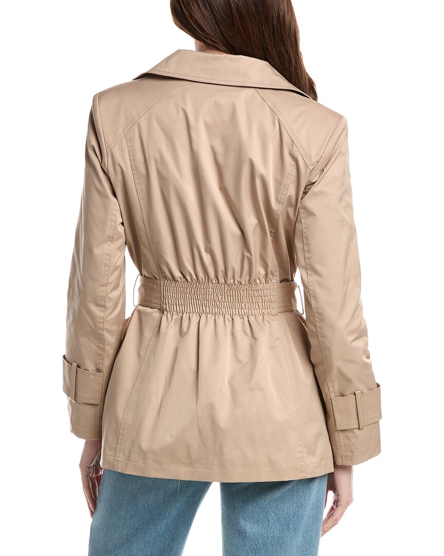 Sam Edelman Double-Breasted Short Trench Coat