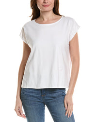 Eileen Fisher Ballet Neck Box Top