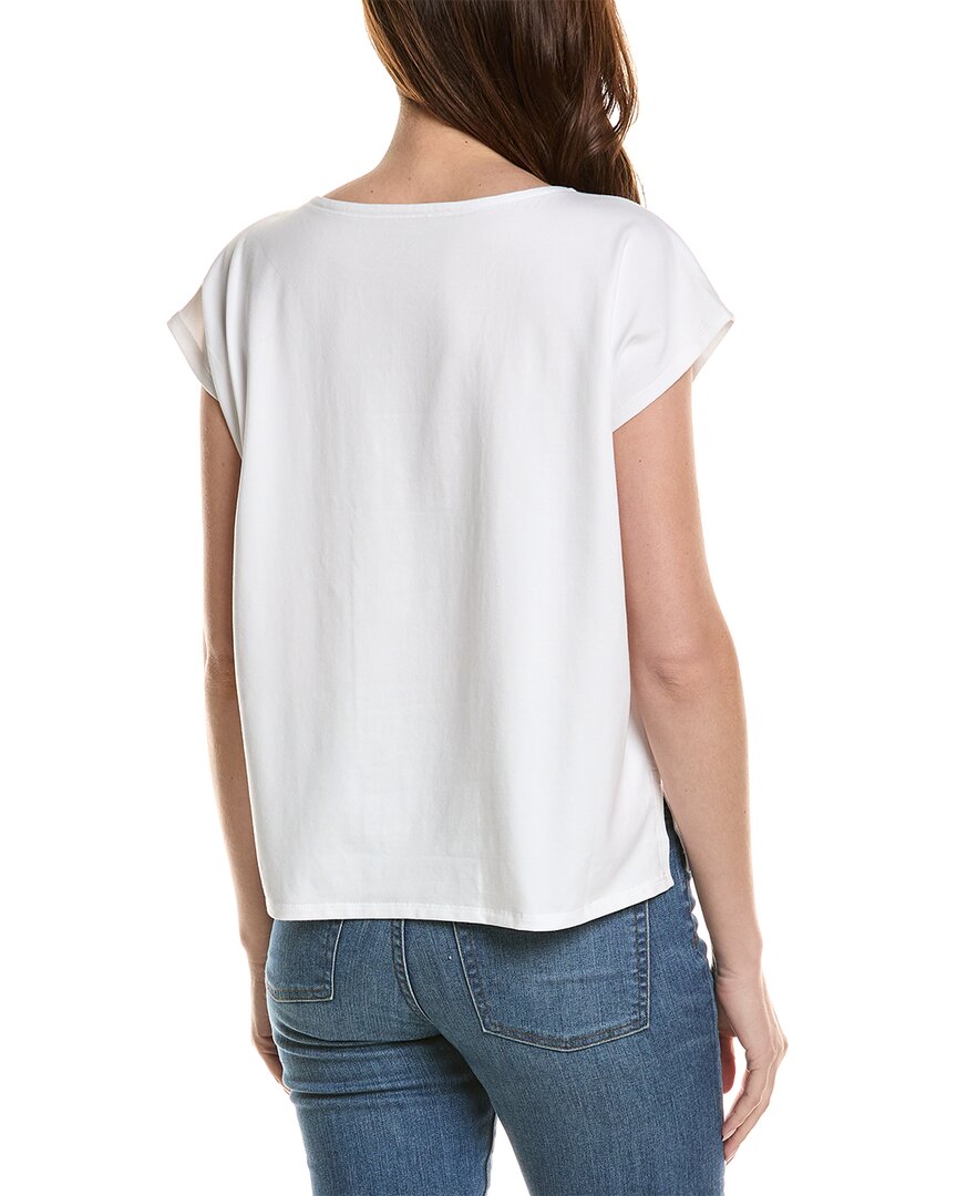 Eileen Fisher Ballet Neck Box Top
