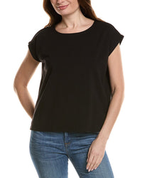 Eileen Fisher Ballet Neck Box Top