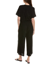 Eileen Fisher Round Neck Wide Jumpsuit