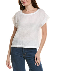 Eileen Fisher Petite Ballet Neck Square Top