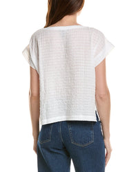 Eileen Fisher Petite Ballet Neck Square Top