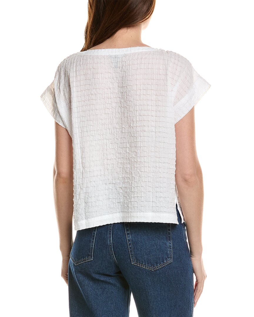 Eileen Fisher Petite Ballet Neck Square Top
