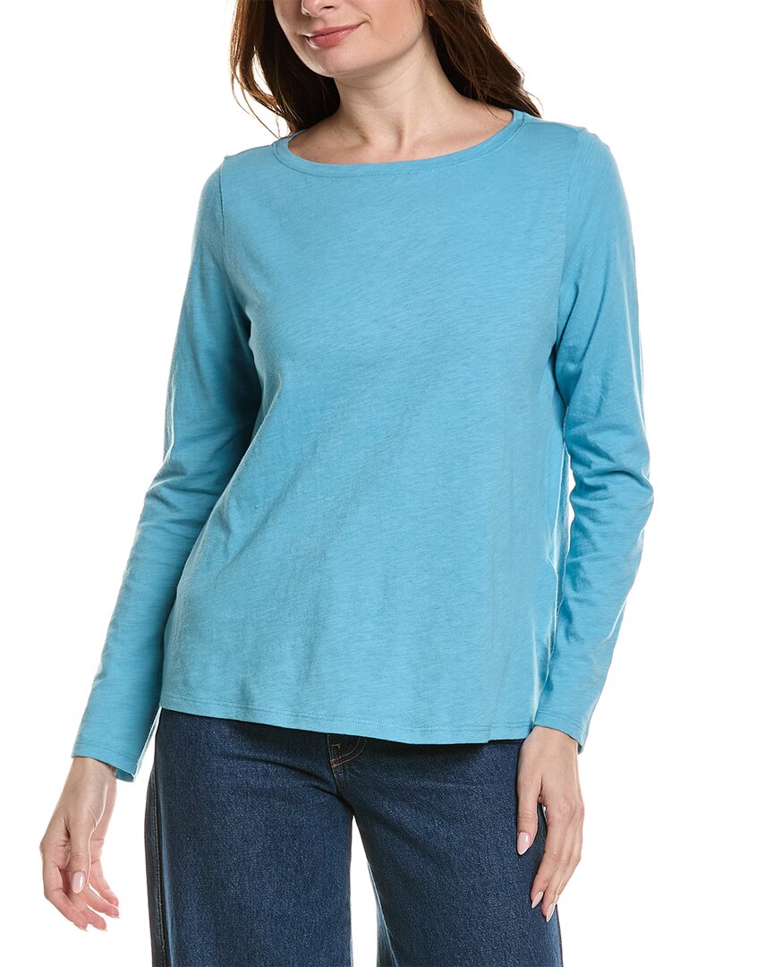Eileen Fisher Bateau Neck T-Shirt