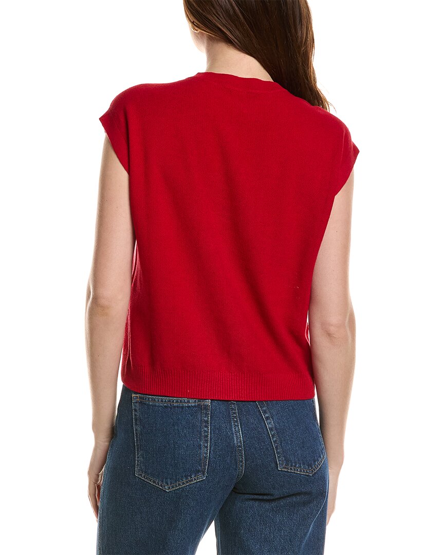 Eileen Fisher Petite Crewneck Linen-Blend Vest