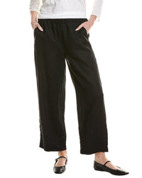 Eileen Fisher Linen Straight Ankle Pant