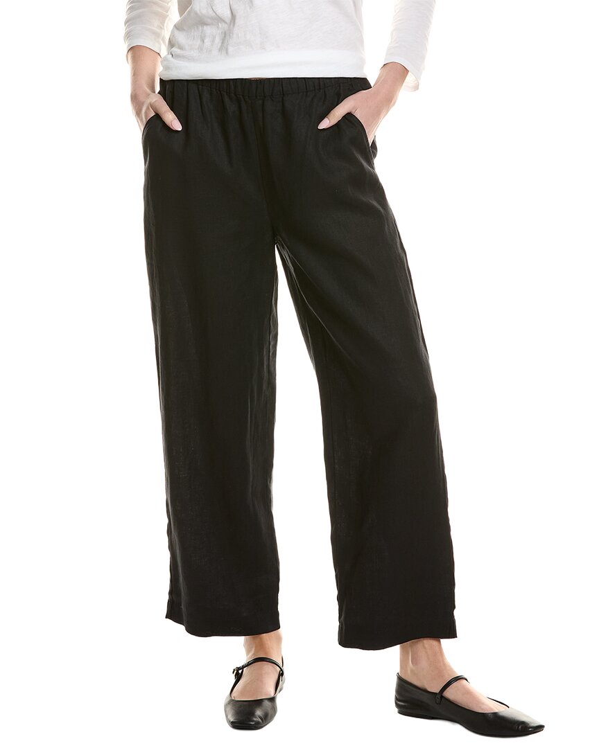 Eileen Fisher Linen Straight Ankle Pant