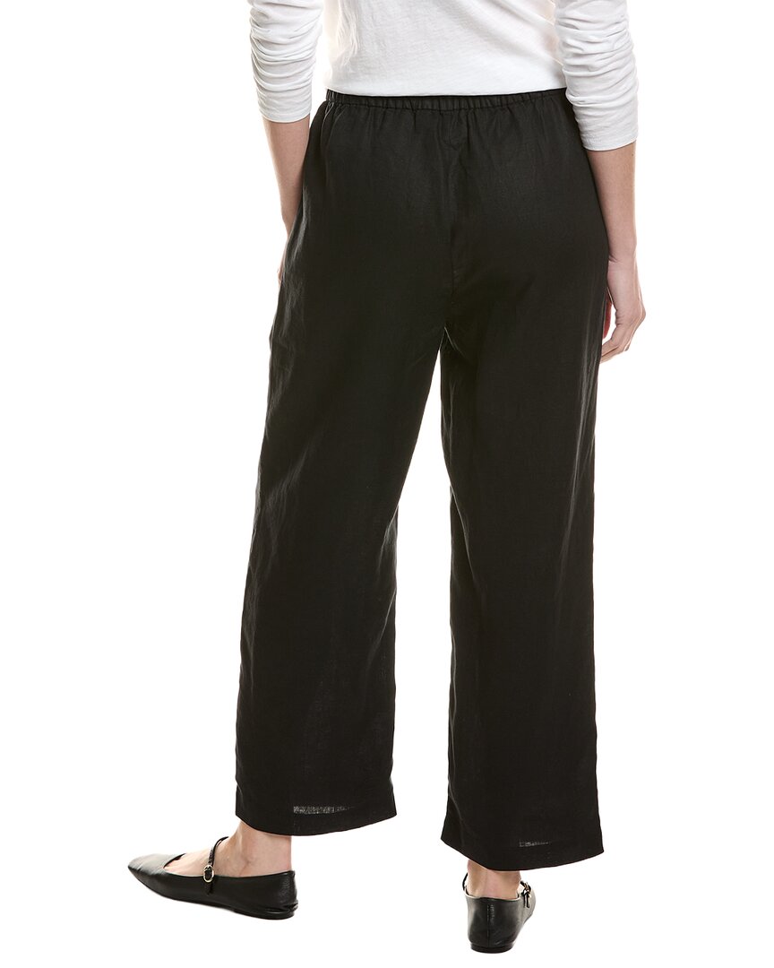 Eileen Fisher Linen Straight Ankle Pant