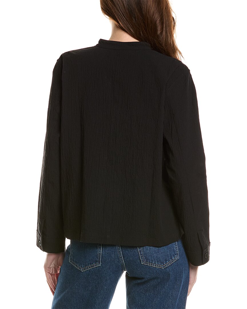 Eileen Fisher Mandarin Collar Jacket