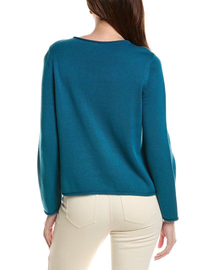Eileen Fisher Jewel Neck Sweater