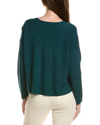 Eileen Fisher V-Neck Linen-Blend Sweater