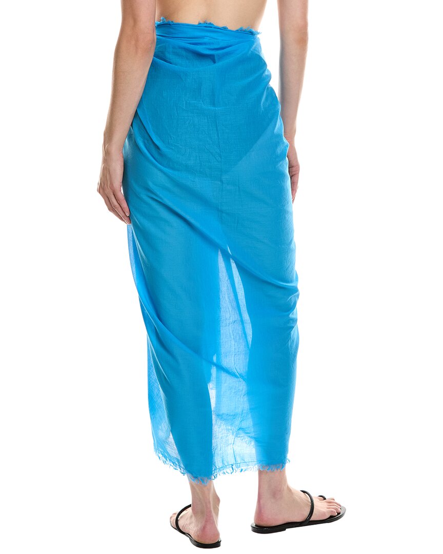 WeWoreWhat Weworewhat Raw Edge Maxi Sarong
