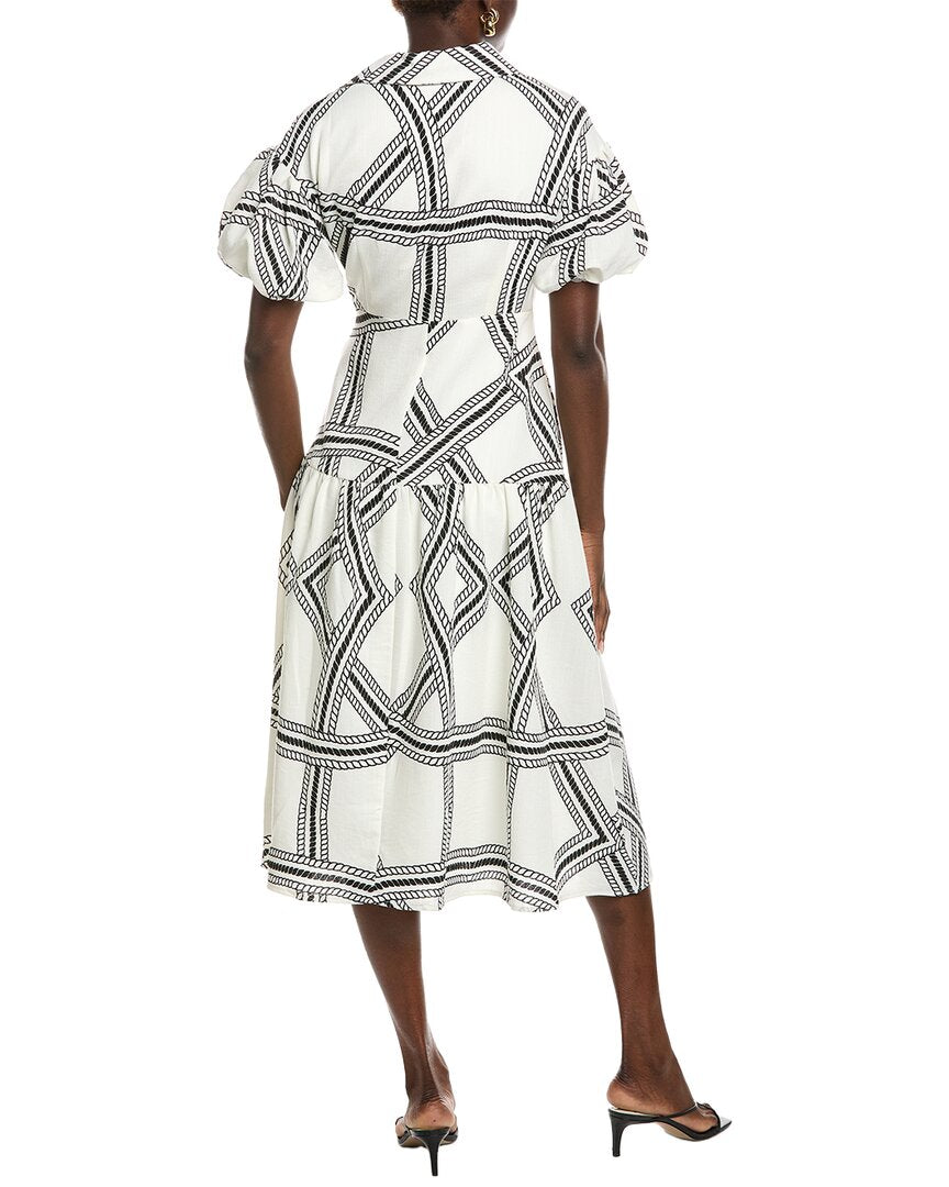 Gracia Printed Midi Dress