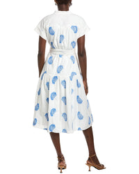 Gracia Floral Belted Midi Dress