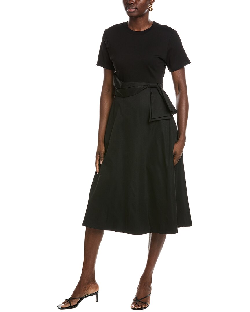 Gracia Half & Half Midi Dress