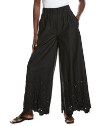 Gracia Gracia Floral Lace Embroidered Pant