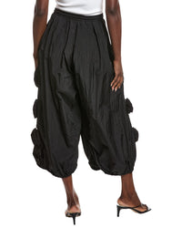 Gracia Flower Applique Parachute Pant