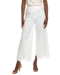 Gracia Floral Lace Wide Leg Pant