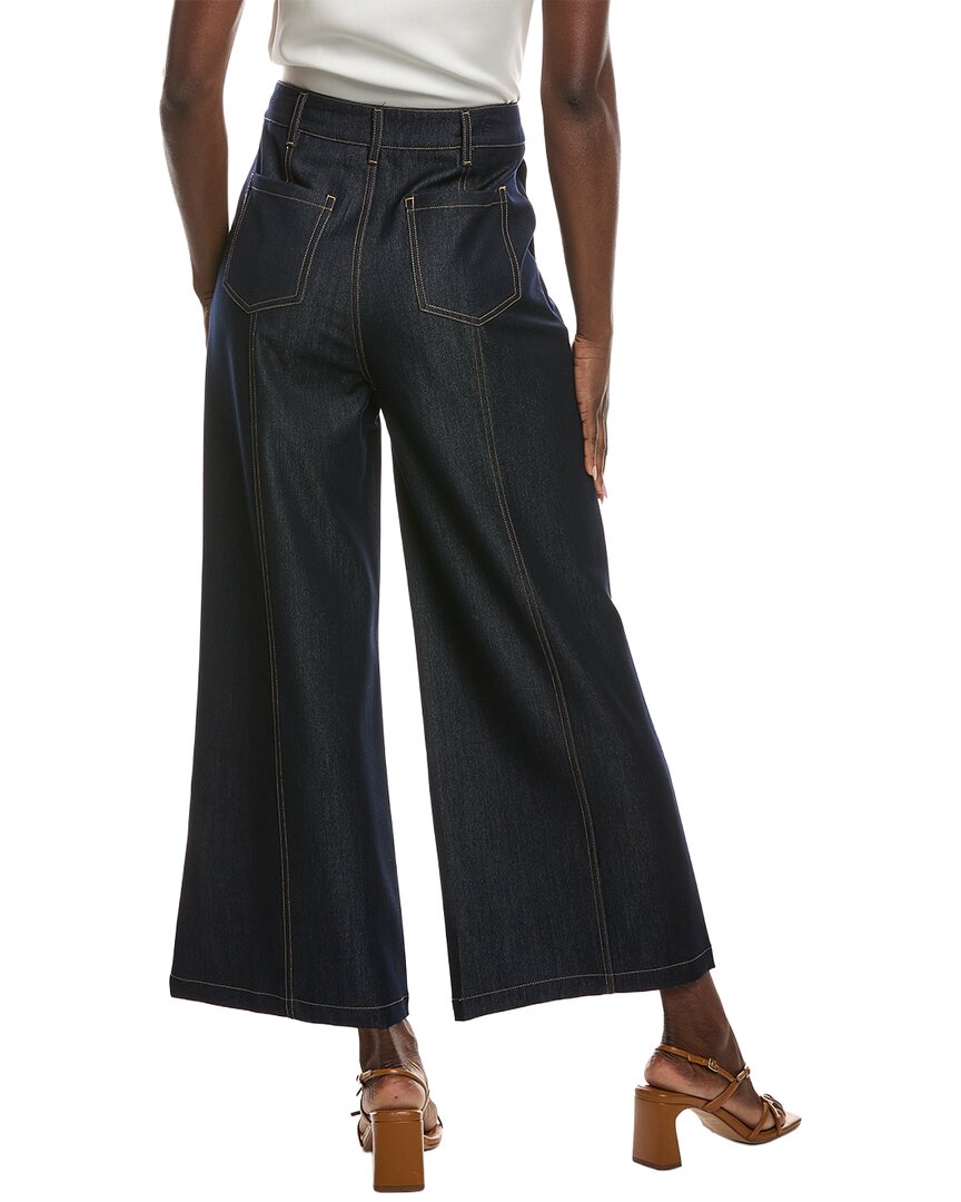 Gracia Contrast Stitch Wide Leg Casual Pant