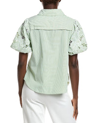 Gracia Lace Cutwork Shirt