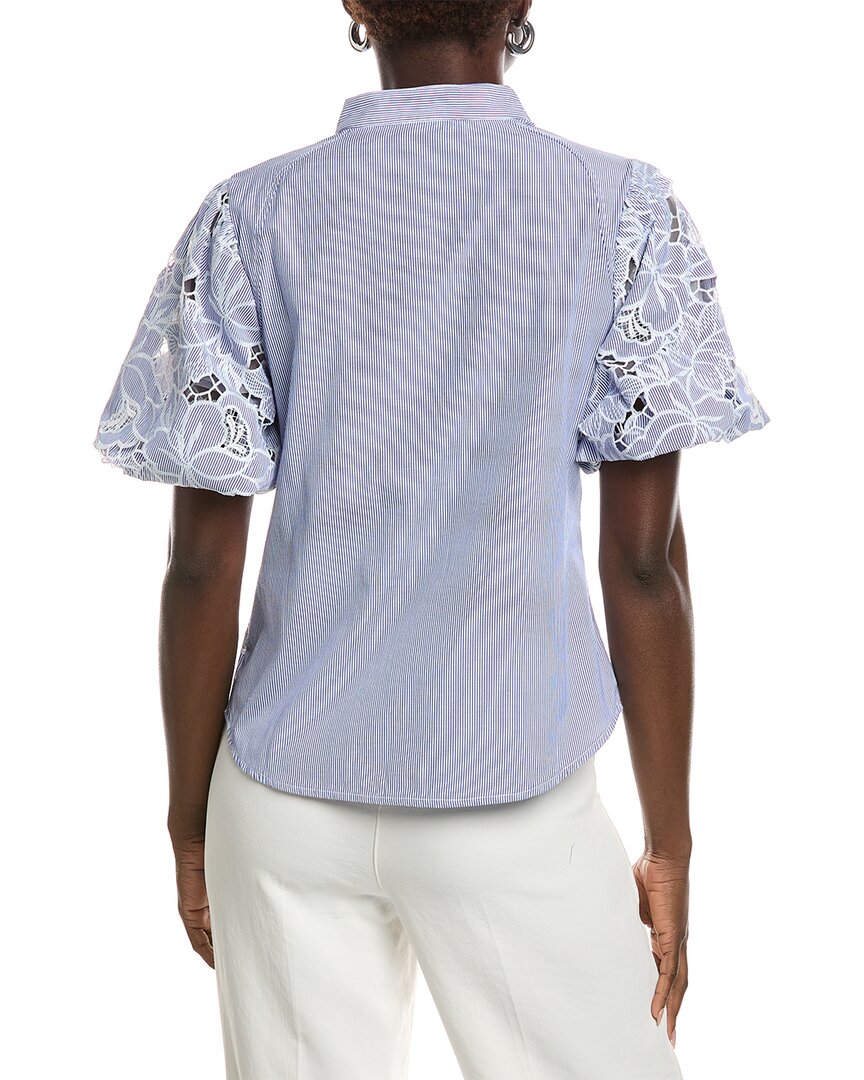 Gracia Eyelet Lace Work Shirt