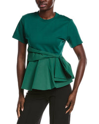 Gracia Crewneck Oversized Bow Top