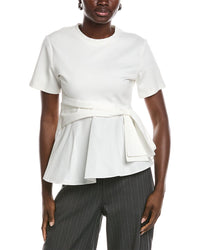 Gracia Crewneck Oversized Bow Top