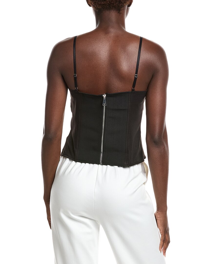 Gracia Zip-Up Corset Top