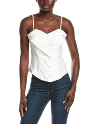 Gracia Zip-Up Corset Top