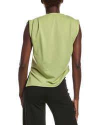 Gracia Gathered Shoulder Drape Top