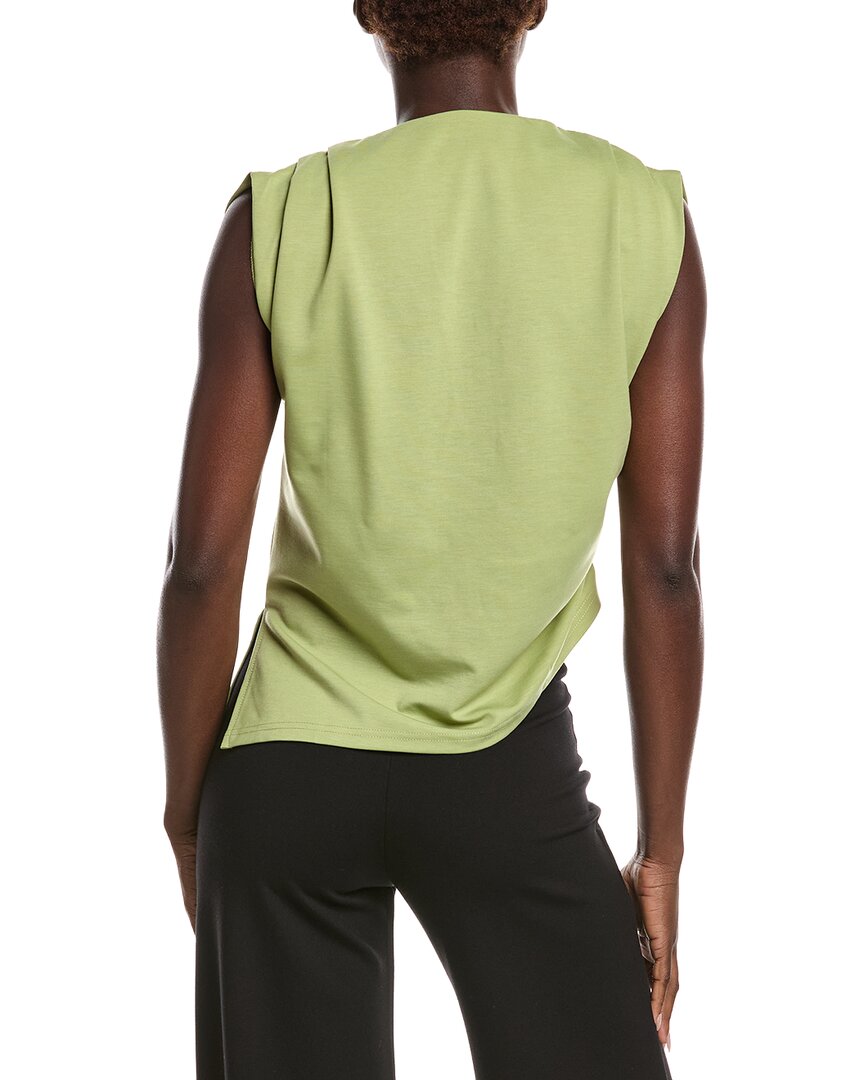 Gracia Gathered Shoulder Drape Top