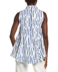 Gracia High Low Sleeveless Printed Top
