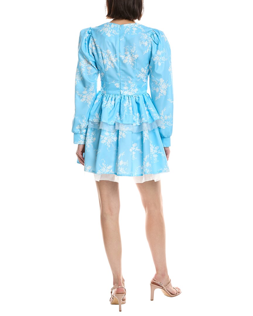 HL Affair Hl Affair Long Sleeve Mini Dress