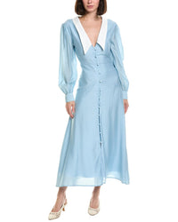 HL Affair Hl Affair Long Sleeve Midi Dress