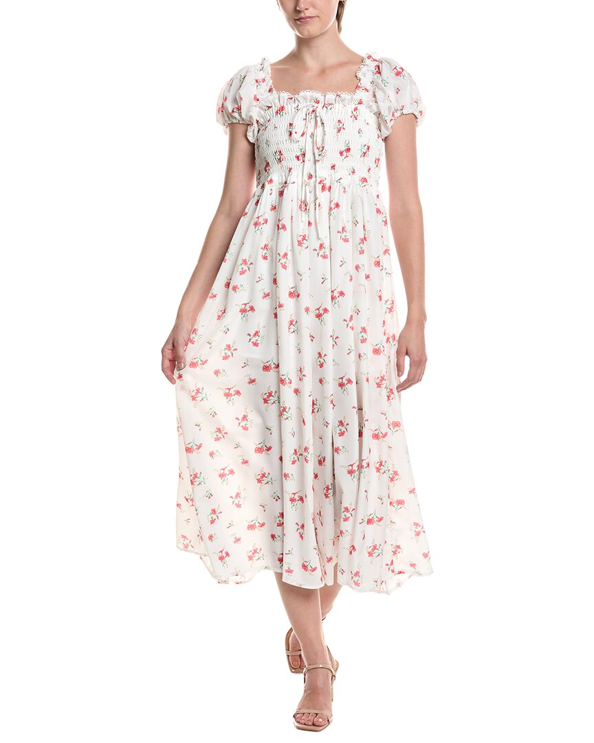 HL Affair Hl Affair Off The Shoulder Midi Dress
