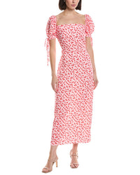 HL Affair Hl Affair Short Sleeve Midi Dress