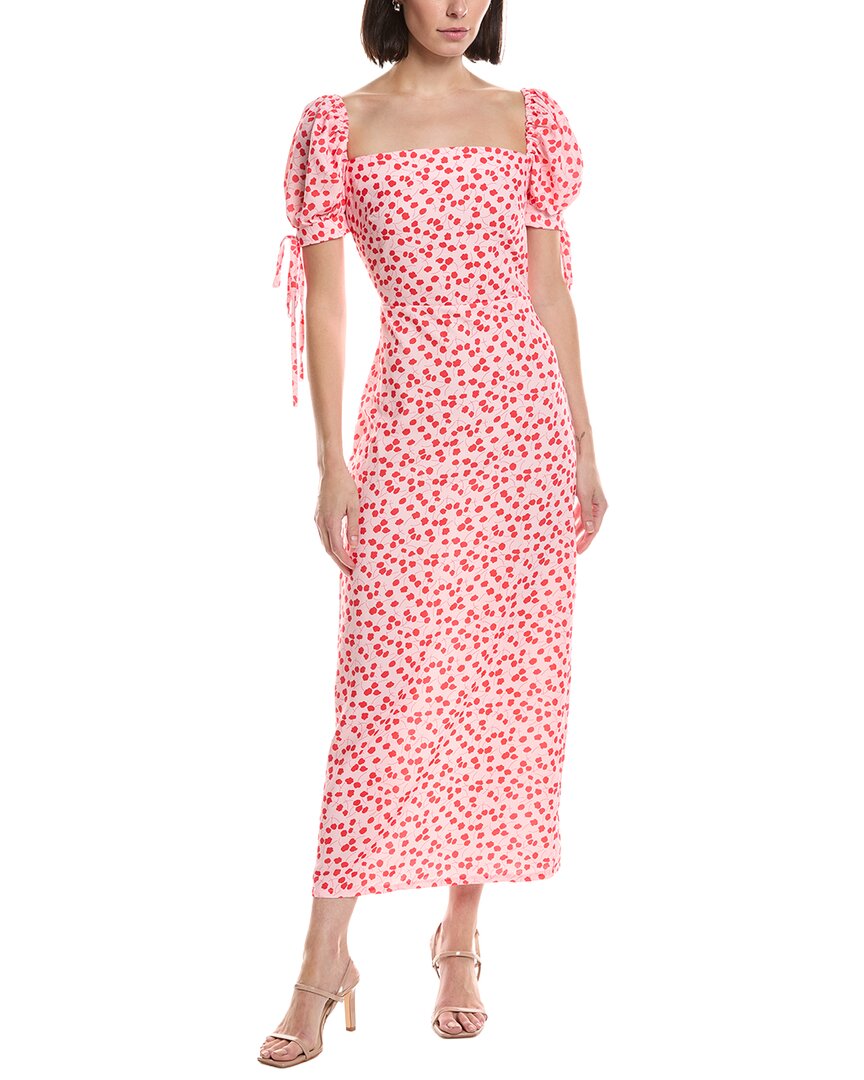 HL Affair Hl Affair Short Sleeve Midi Dress