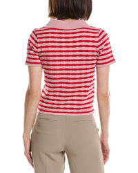 HL Affair Hl Affair Short Sleeve V-Neck Polo Top