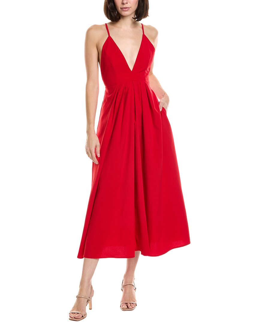 HL Affair Hl Affair Sleeveless Midi Dress