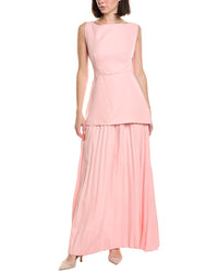 HL Affair Hl Affair 2Pc Top & Pleated Maxi Skirt Set