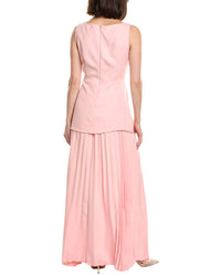 HL Affair Hl Affair 2Pc Top & Pleated Maxi Skirt Set