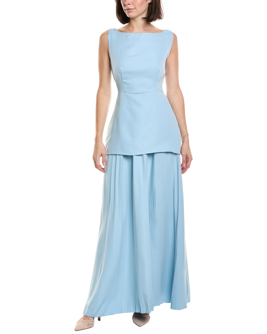HL Affair Hl Affair 2Pc Top & Pleated Maxi Skirt Set
