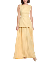 HL Affair Hl Affair 2Pc Top & Pleated Maxi Skirt Set