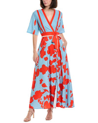 HL Affair Hl Affair Short Sleeve Maxi Dress